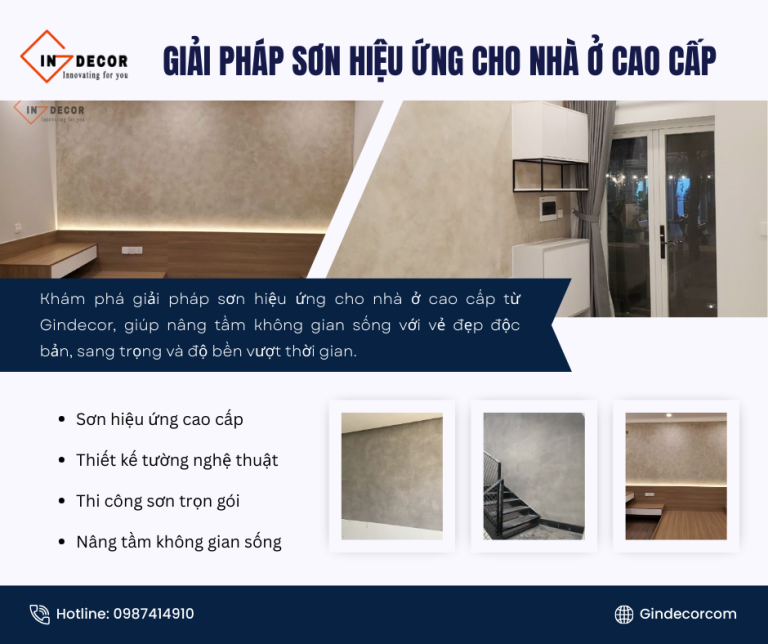 Giải Pháp Sơn Hiệu Ứng Cho Nhà Ở Cao Cấp