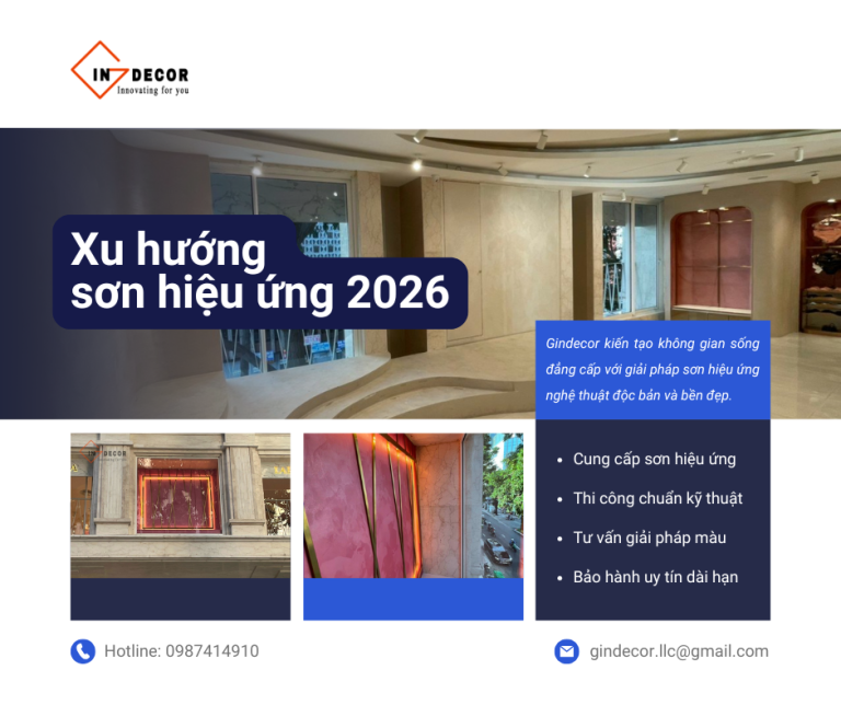 Cập Nhật Xu Hướng Sơn Hiệu Ứng 2026: Đỉnh Cao Của Nghệ Thuật