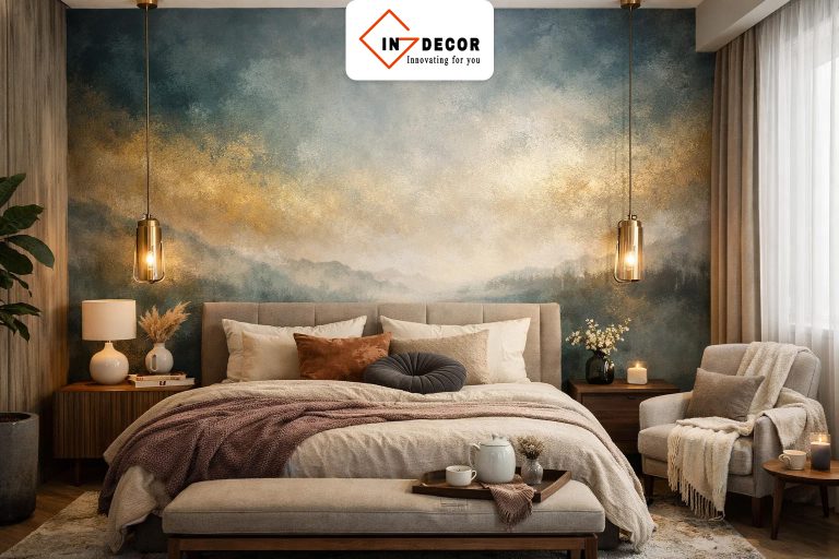 Giải pháp sơn hiệu ứng phòng ngủ: Tạo không gian thư giãn với chiều sâu và cảm xúc