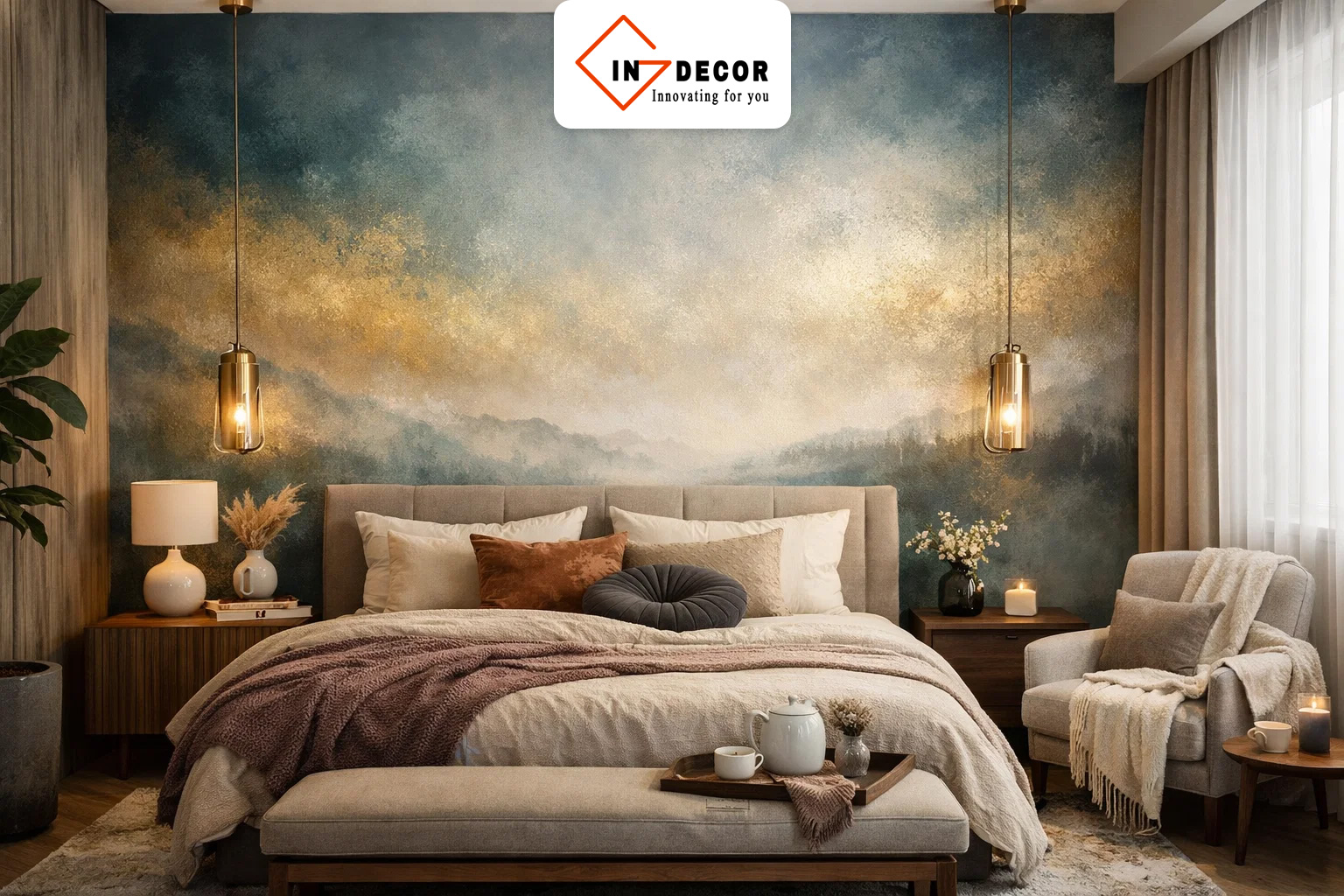 Nguyên nhân sơn hiệu ứng phù hợp với phòng ngủ