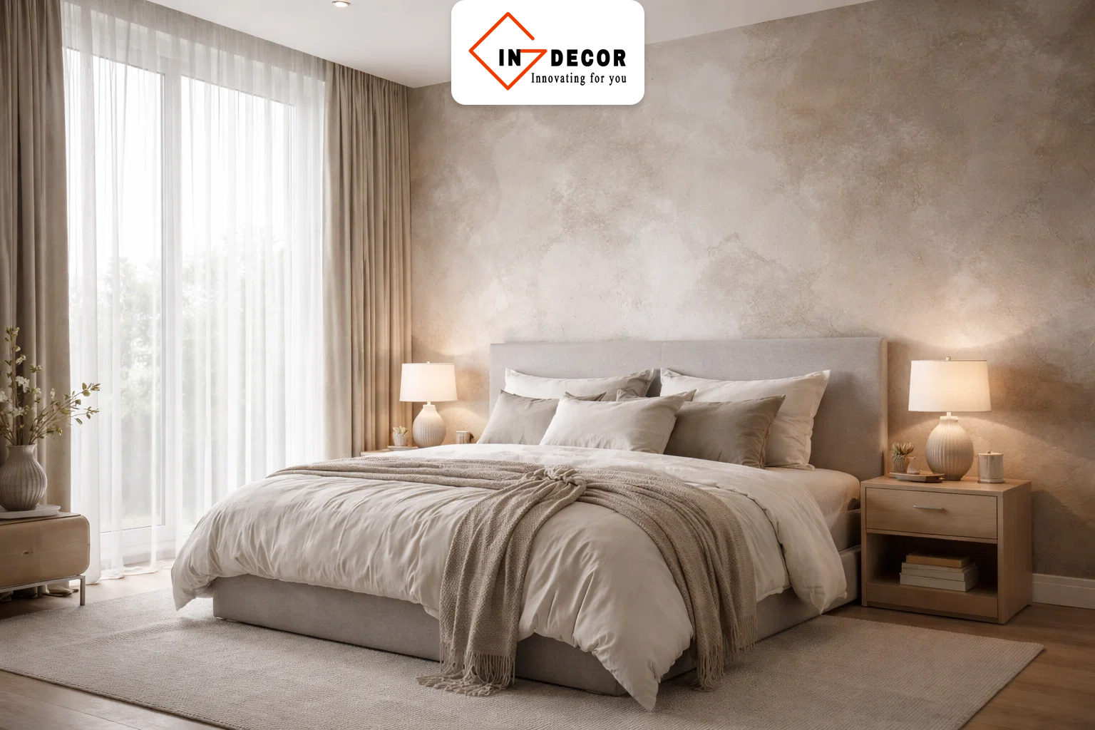 Nguyên tắc chọn sơn hiệu ứng phòng ngủ