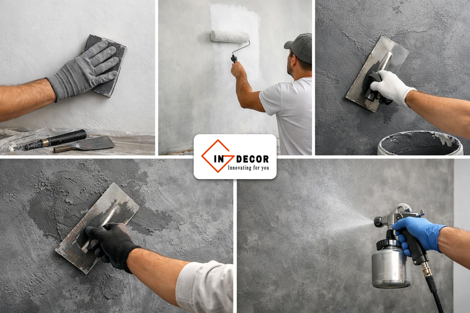 Quy trình thi công sơn hiệu ứng