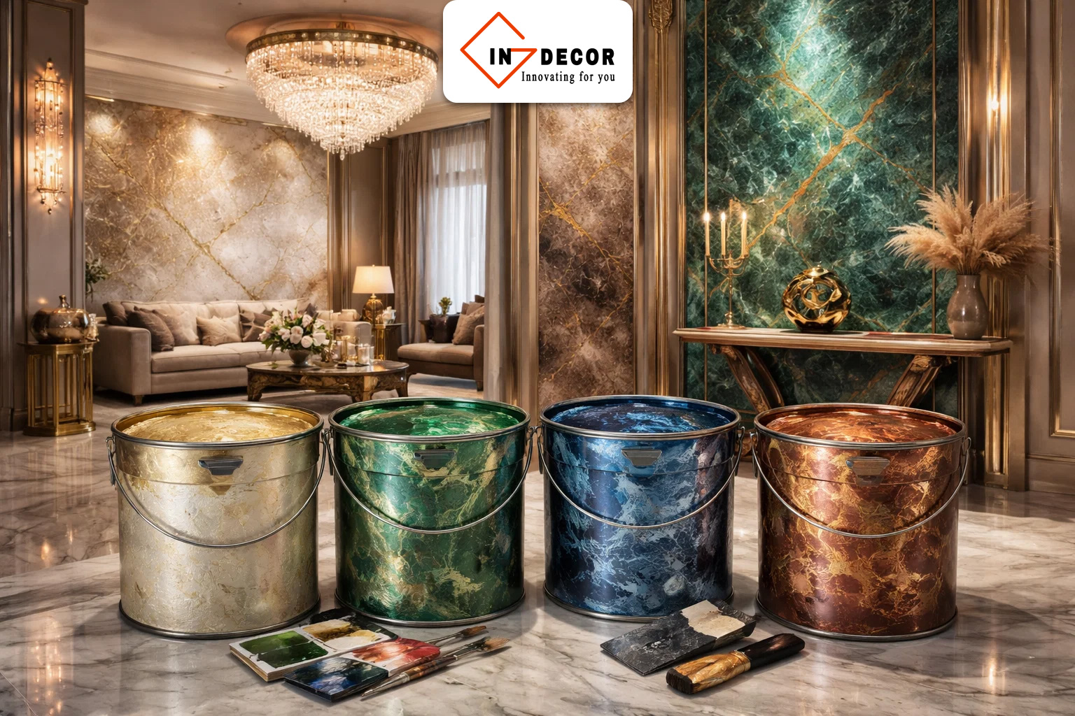 Sơn hiệu ứng giải pháp hoàn thiện tường hiện đại, thẩm mỹ