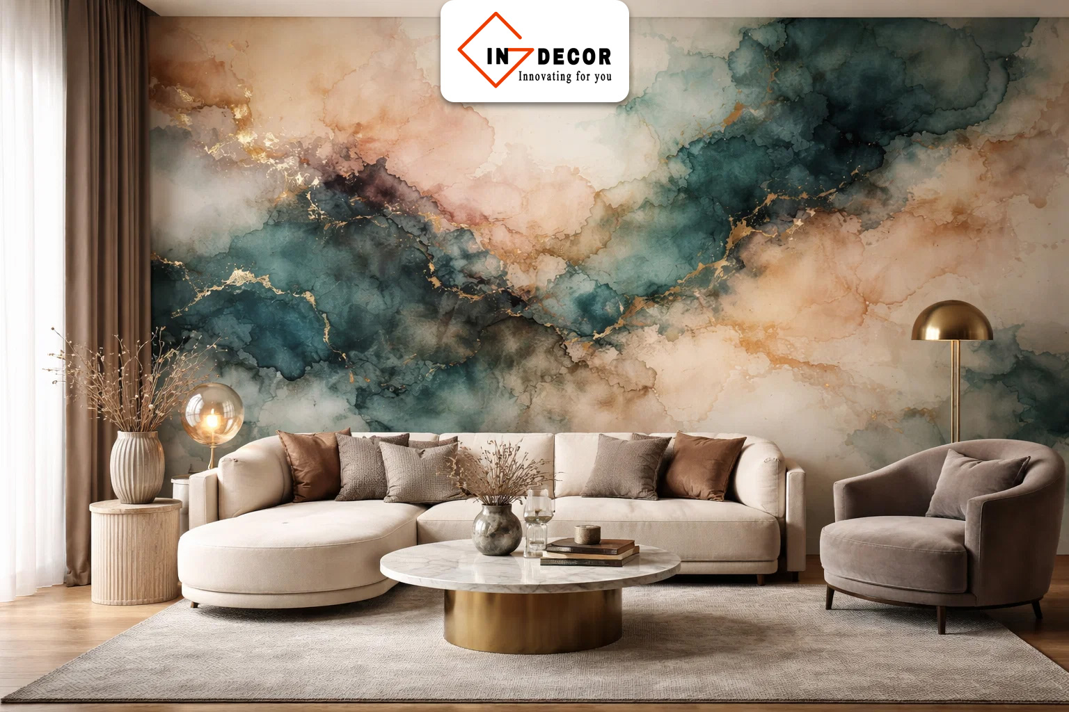 sơn hiệu ứng loang nghệ thuật