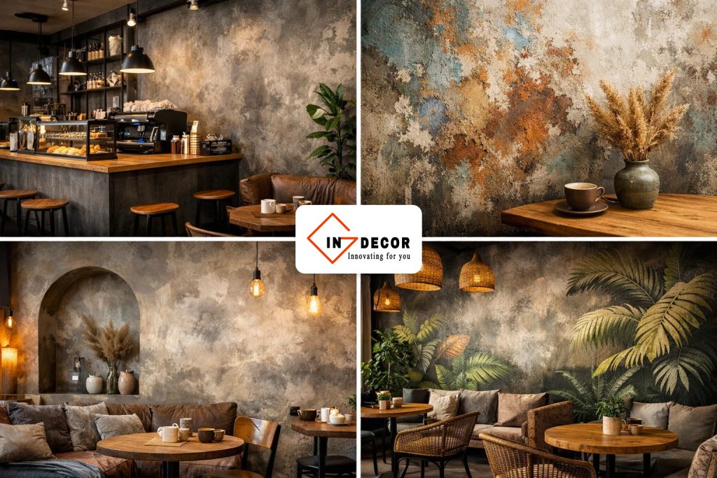 Vì sao sơn hiệu ứng là lựa chọn lý tưởng cho quán cafe?