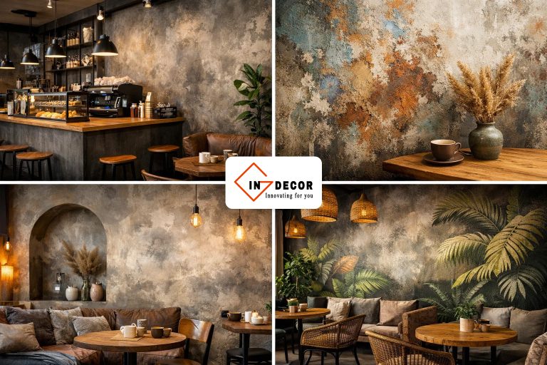 Sơn hiệu ứng quán cafe: Tạo không gian khác biệt để thu hút và giữ chân khách hàng