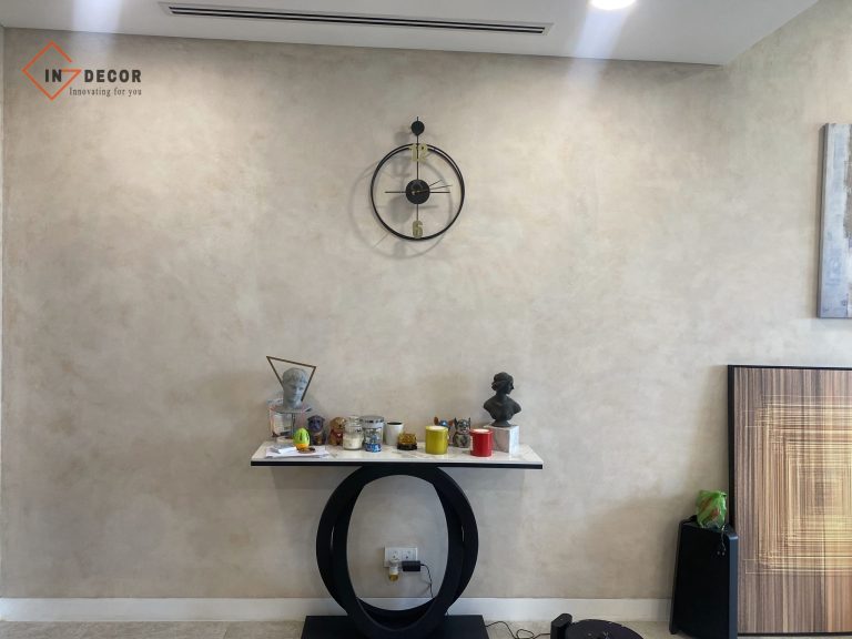 Sơn hiệu ứng bê tông: Giải pháp cho không gian Industrial hiện đại 2026