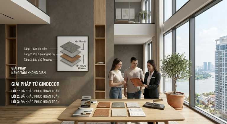 Tại sao tự thi công sơn hiệu ứng thường bị lỗi? Giải pháp xử lý từ Gindecor