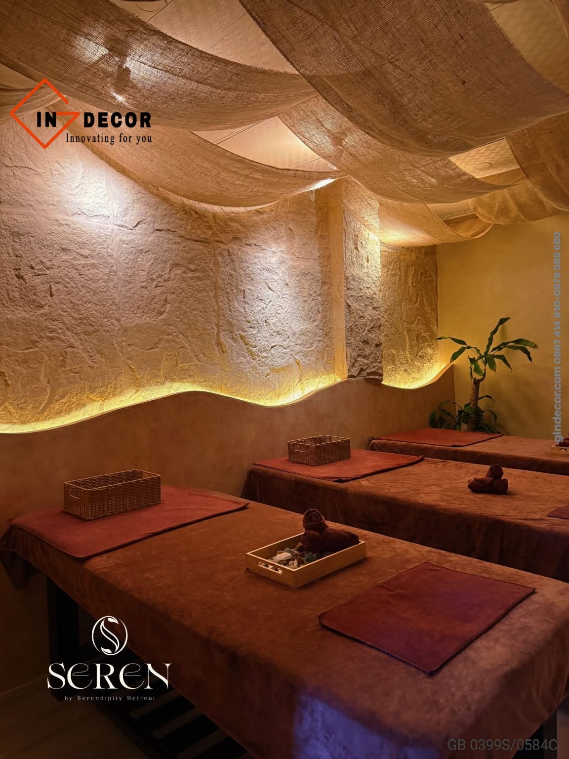 Sơn hiệu ứng bê tông spa cam đất