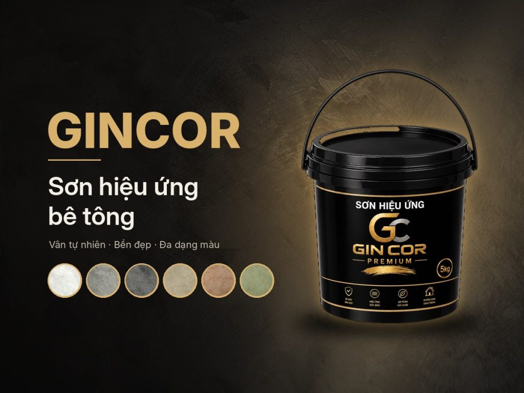 sơn hiệu ứng bê tông Gincor