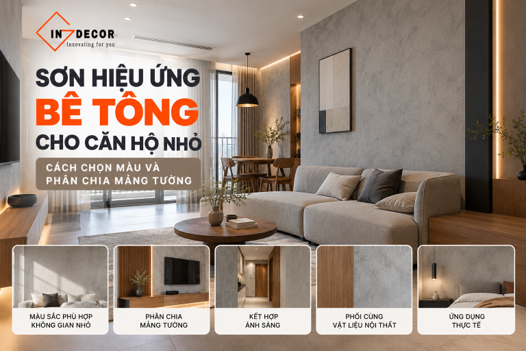 Sơn hiệu ứng vân vải Silk trong nội thất cao cấp: Cách chọn màu, phối ánh sáng và ứng dụng thực tế